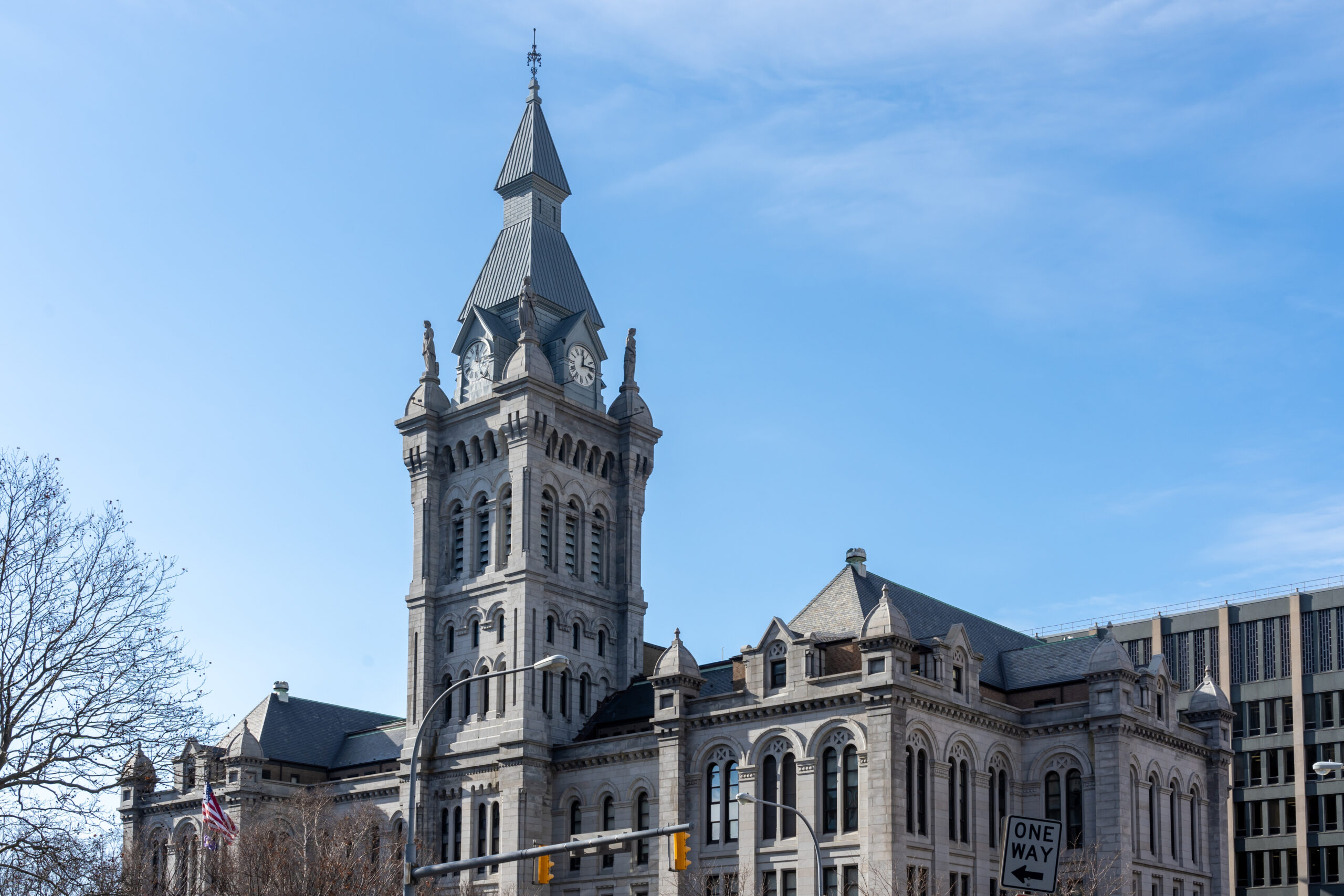 Old Erie County Hall in Buffalo, New York,  USA.